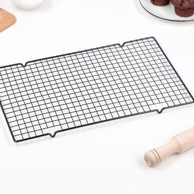 Решетка для глазирования и остывания кондитерских изделий KONFINETTA, 40×25×1,5 см