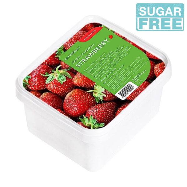 Пюре Клубника без сахара Экопродукт, 1 кг замороженное