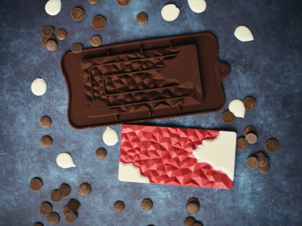 Форма силиконовая для шоколада "Плитка скалы"