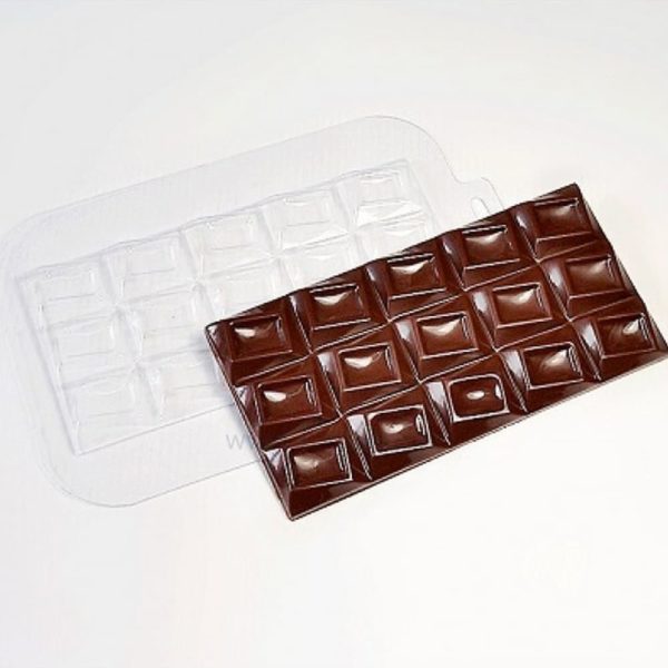 Форма для шоколада "Плитка на 100 грамм"
