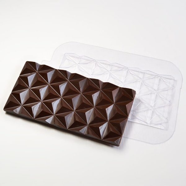 Форма для шоколада "Плитка Пирамиды"