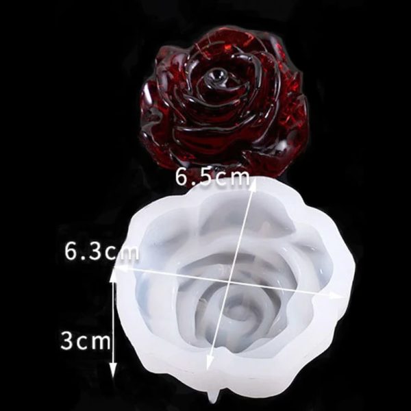 Молд силиконовый 3D «Цветок» Роза №6