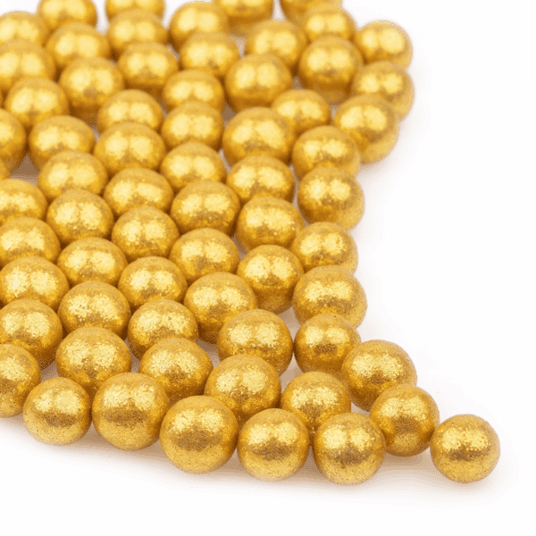 Драже рисовое в глазури (Блеск Золото МИКС) 50г.