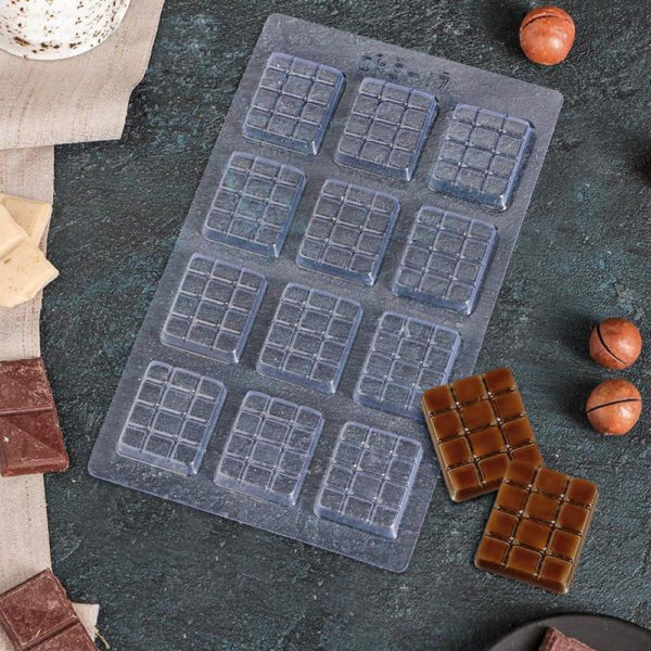 Форма для шоколада 22×13 см "Вкусная плитка шоколада"