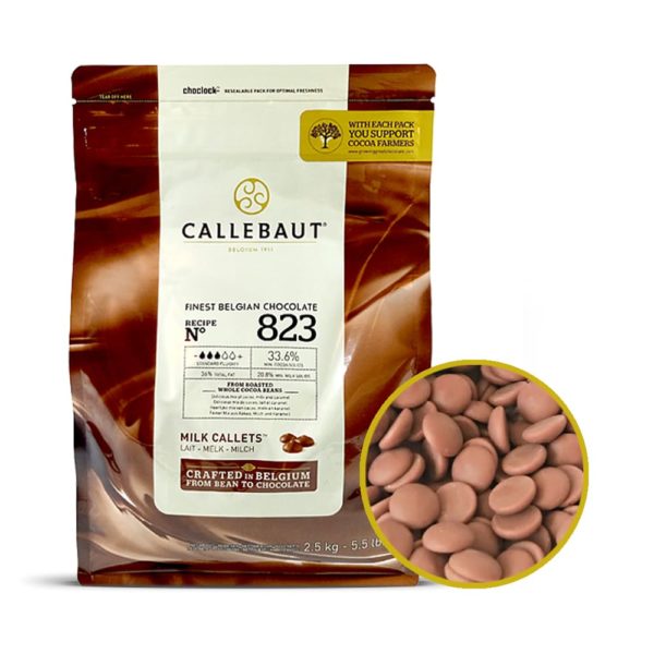 Шоколад молочный 33,6% Callebaut, 100 г (Каллебаут)