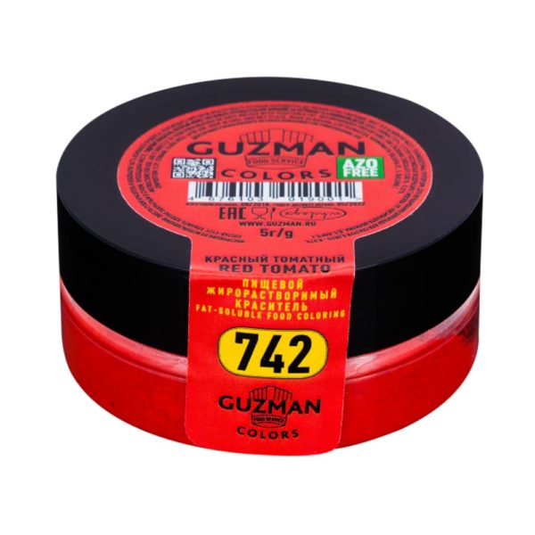 742 Краситель Guzman жирорастворимый "Красный томатный", 5г.
