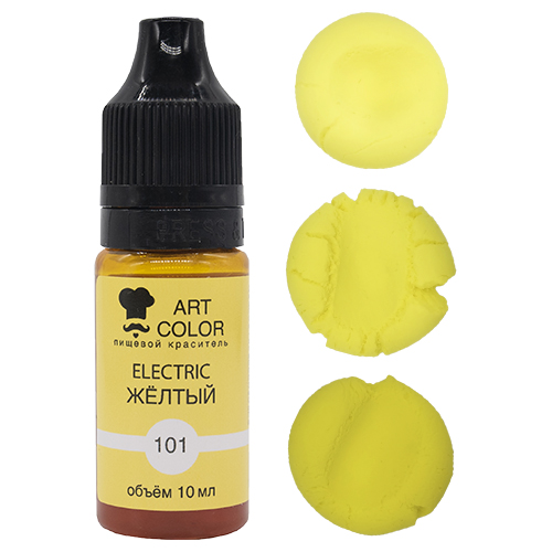 Краситель гелевый Art Color ELECTRIC Желтый, 10мл. (Электрик)