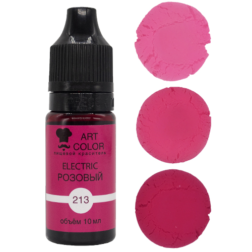 Краситель гелевый Art Color ELECTRIC Розовый, 10мл. (Электрик)