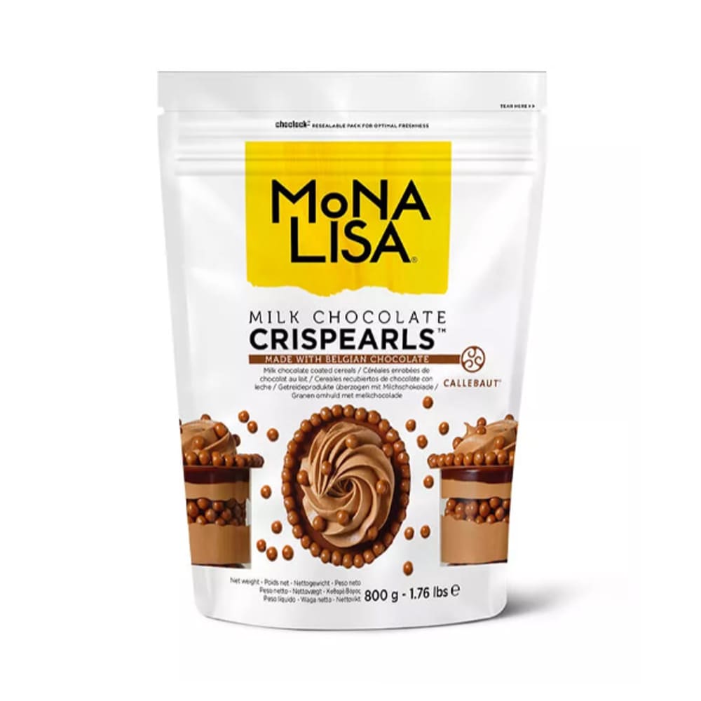Молочные шоколадные хрустящие шарики Mona Lisa Crispearls Milk, 50 г.(Криспи)