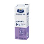 Сливки "СВЕЖЕЕ ЗАВТРА" натуральные у/п 34% 1000 мл