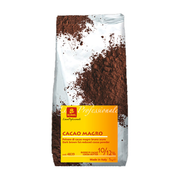 Какао-порошок обезжиренный алкализованный "ICAM" 10/12% (ИКАМ) 1 кг (ПАЧКА).
