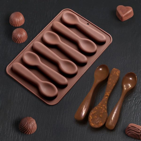 Форма для льда и шоколада «Ложечки»
