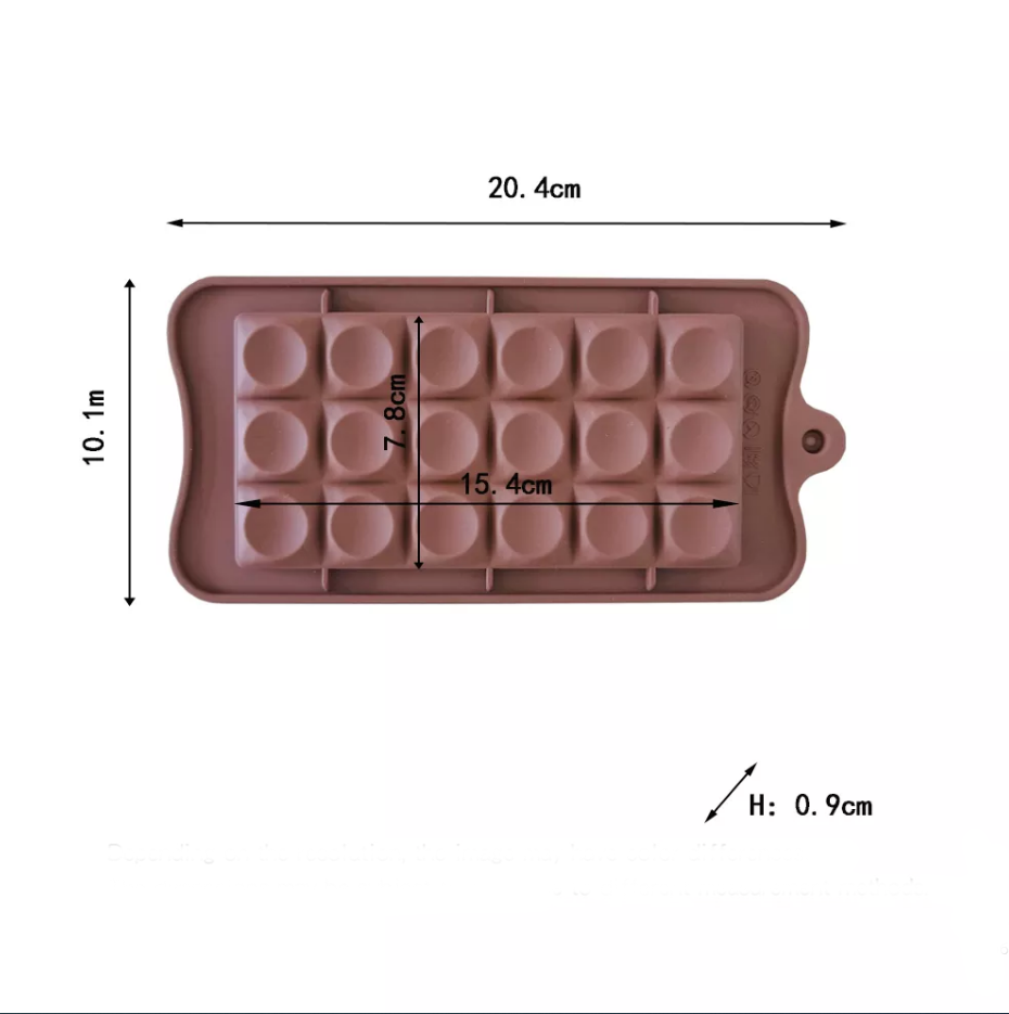Форма силиконовая для шоколада "Плитка поп-ит"