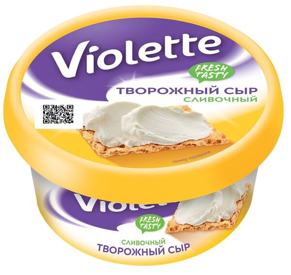 Сыр творожный "VIOLETTE" (Виолетт) Карат, 140 гр МИНИ