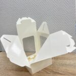 Упаковка коробок 25 штук для кулича 120*120*160 мм с двумя окнами и ложементом