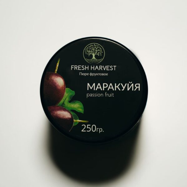 Пюре Маракуйя "Fresh Harvest" 250г (круглая банка, Фреш Харвест)