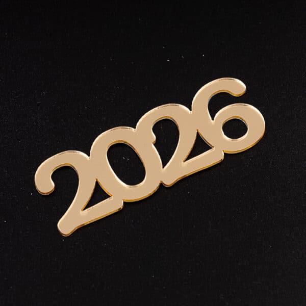Топпер мини "2026" (Золото)