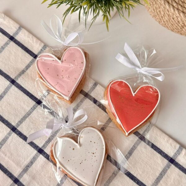 Пряник Сердце БЕЛОЕ