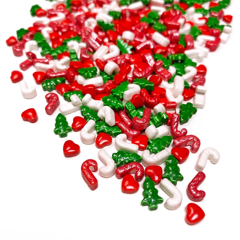 Посыпка микс "Новогодняя елка", 50г. (сахарная) Посыпка микс "Новогодняя елка", 50г. (сахарная)