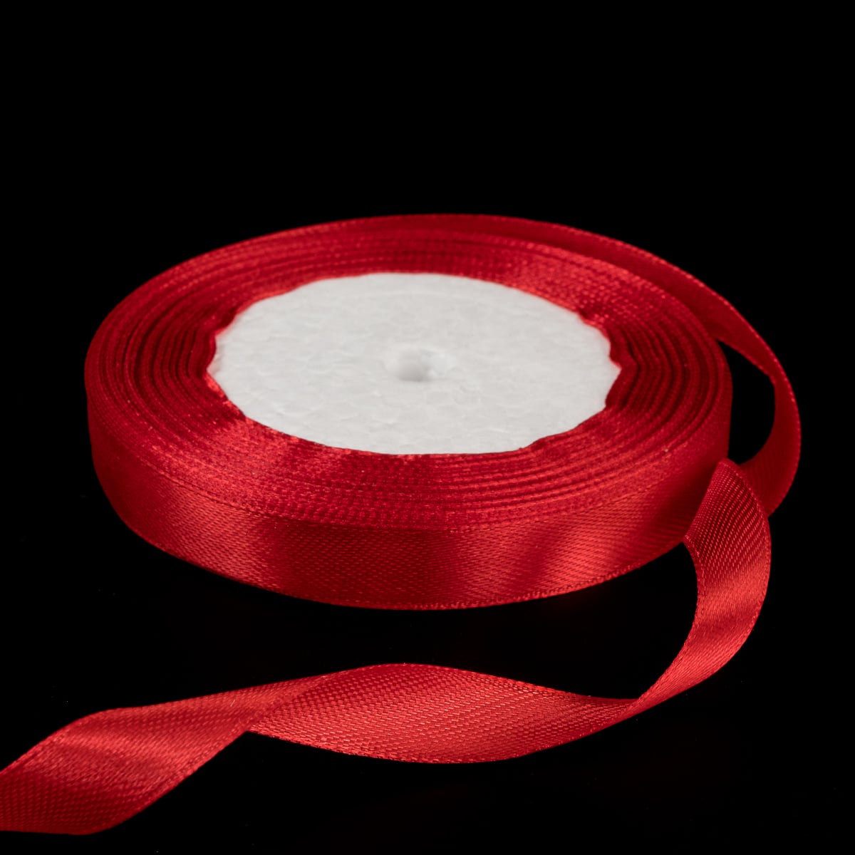 Лента атласная ГРАНАТОВАЯ (133), 12 мм × 25 м Лента атласная ГРАНАТОВАЯ (133), 12 мм × 25 м